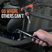 Magnetic Pickup Tool Men's Gifts for Christmas, Telescoping Magnet with LED Lights and 22 Inches Extendable Neck