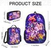 3pcs-s6 Pokemon Cartoon Backpack Set Travel Backpack 40cm Multi-Function Daypack Large Capacity Shoulder Bag for Daily Life Christmas Birthday Gifts