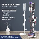 Freestanding Vacuum Stand Cordless Cleaner Storage Rack Holder Metal Organizer Accessories Organiser Bracket Compatible for Dyson Xiaomi Models
