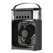 Personal Air Cooler, Portable Air Conditioner Fan, Mini Evaporative Cooler for Your Desk, Nightstand, or Coffee Table (Black)