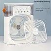 Portable Air Conditioners Fan, Ultra Quiet Personal Small Cooling Misting Fan for Makeup, Home, Office, Travel (White)