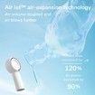 Handheld Turbo Fan, 16H Max Cooling Time, Mini Portable Hand Fan for Travel, Outdoor, Home, Office White