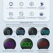 Digital GPS Speedometer New HUD Universal Car Head Up Display LCD Display HUD with KMH Digital Speed Fatigued Driving Alert Overspeed Driving Direction for All Vehicle