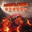 2.4Ghz RC Monster Trucks Dinosaur Remote Control Stunt Car with Light & Music 360°Spin Walk Upright& Drift for Boys Ages 8+(Red)