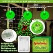 Grinchs Christmas Lights,20 LED 10 Ft Battery Operated Grinchs String Lights,Grinchs Decorations for Christmas Tree Home Garden Indoor Outdoor Decor