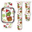 Merry Christmas Bands Compatible with Apple Watch Band 42mm 44mm 45mm,Silicone Strap Wristbands Compatible with iWatch Bands for Women Men Girls Boys