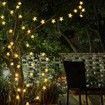 Solar String Lights Outdoor, 23ft 50 LED Solar String Lights 8 Modes Waterproof for Garden Patio Landscape Christmas Tree Decoration (Warm White)