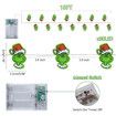 Battery-Operated Grinch Christmas String Lights 3M 30 LED Green Holiday Lights with Timer for Indoor Holiday Decor