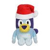 BLUEY 28cm Plush Soft Toy Bundle Bingo Christmas Holidays Season Plush with Santa Hats
