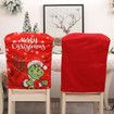 Christmas Thief Doll Furry Green Chair Cover, Ornament(Only 1 Pack)