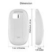 Ergonomic Charging Base for Magic Mouse 2,Support Wireless Magic Mouse Charger,Charging Dock for Magic Mouse Ergonomic Grip with Portable Storage Case