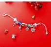 Christmas Advent Calendar Bracelet 24 Days Countdown Making Kit DIY Charm Beads for Kids Christmas Gifts
