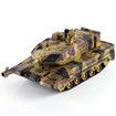 RC Battle Tank Toy with Realistic Smoke Lights & Sounds 1:24 Scale Remote-Controlled Tank for Kids Christmas Gifts Yellow