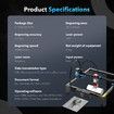 Laser Engraver Cutter 80W Engraving Cutting Machine DIY Making Wood Acrylic Leather Metal High Precision Fixed Focus APP Control Etching Marking