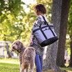 Insulated Gray Cooler Bag with HD Thermal Insulation Foldable & Portable Soft Cooler for Travel Beach and Food Delivery