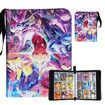 900 Card Binder for Pokemon Cards Holder 9 Pocket, Trading Binders for Card Games Collection Case Book Fits 900 Cards With 50 Removable Sleeves Display Storage Carrying Case