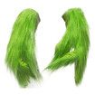 Grinch Mask & Gloves Cosplay Set Green Monster Costume Accessories for Adult Christmas and Halloween Events