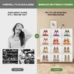 12PCS Plastic Shoe Boxes Clear Stackable Organiser Transparent Storage Containers Sneaker Display Cases Bins Holder Organizer Unit
