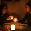 Rechargeable Mini Night Light, Soft Warm Dim Lamp, Small Cordless Touch Night Light for Baby Nursery, Bedroom, Hallway