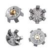 Golf Shoe Spikes Cleat Metal Thread Screw 6mm Dia,20 Count & 1 Spanner