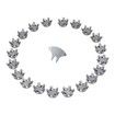 Golf Shoe Spikes Cleat Metal Thread Screw 6mm Dia,20 Count & 1 Spanner