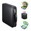 CD Storage Case 160 Capacity VCD Pouch Portable DVD Container Organizer Car Home Media Stereo Audio Holder Travel