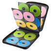 CD Storage Case 160 Capacity VCD Pouch Portable DVD Container Organizer Car Home Media Stereo Audio Holder Travel