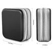 CD Case, DVDs Wallet Holder, CD/DVD Case Wallet 40 Discs Heavy Duty Bag Binder Storage Booklet Album (Black)