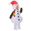 Christmas Inflatable Snowman Costume Lovely Christmas Cosplay Clothing for Carnival Masquerade Parties,Suitable for Height 150-190 CM