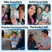 200 Family Conversation Cards, Connect with Your Family,Let Kids Express Themselves, Great for Dinner Table & Road Trips