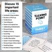200 Family Conversation Cards, Connect with Your Family,Let Kids Express Themselves, Great for Dinner Table & Road Trips
