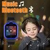 4G Smart Watch for Kids with SIM Card, Kids Phone Smartwatch GPS Tracker for 4 to 12 Boys Girls Blue