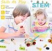 Tool Kit for Kids, 37 pcs Wooden Toddler Tools Set Includes Tool for 3 4 5 6 7 Years Old Boys Girls