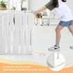 Dog Playpen Pet Cat Enclosure Crate Indoor Puppy Exercise Cage Safety Play Pen Fence Whelping Box Large Kennel Portable 125x180x80cm