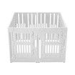 Dog Playpen Pet Cat Enclosure Crate Indoor Puppy Exercise Cage Safety Play Pen Fence Whelping Box Large Kennel Portable 125x180x80cm