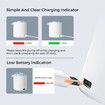 Tiny Pump X Portable Air Pump+ Camping Light Ultra-Mini Air Pump with 1300mAh Battery USB Rechargeable for Pool Floats Air Bed Air Mattress Swimming Ring Vacuum Storage Bags (Blue - X)
