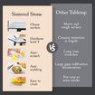 Marble Dining Table Sintered Stone Large Glossy Desk With Metal Legs Modern Restaurant Kitchen Bedroom Office Work Grey