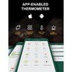 Wireless Meat Thermometer, Food Thermometer with 50 Meters Range, Smart APP Control for Oven, Grill, BBQ