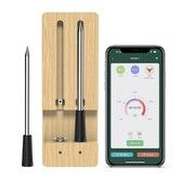 Meat Thermometer Wireless 165FT Bluetooth Grilling Smoking Food BBQ Oven Grill Smoker Rotisserie Sous Vide 2 Probe Cooking Precision Tool