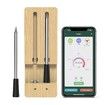 Wireless Meat Thermometer, 165FT Bluetooth Meat Thermometer for Grilling and Smoking, 2 Probe