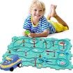 Puzzles for Kids Montessori Toys with Electric Puzzle Car Tracks Play Set Educational Toys Gifts(25 Pcs)