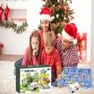 Puzzles for Kids Montessori Toys with Electric Airplane Car Track Play Set Educational Toys Gifts(25 Pcs)