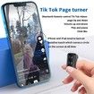 Bluetooth TikTok Scrolling Ring Remote Wireless Page Turner and Selfie Button for iPhone and iPad Black