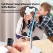 Bluetooth TikTok Scrolling Ring Remote Wireless Page Turner and Selfie Button for iPhone and iPad Black