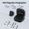 Bluetooth TikTok Scrolling Ring Remote Wireless Page Turner and Selfie Button for iPhone and iPad Black