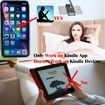 Bluetooth TikTok Scrolling Ring Remote Wireless Page Turner and Selfie Button for iPhone and iPad Black