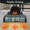 Carpet Cleaner Upholstery Wet Dry Hard Floor Sofa Spot 4 in 1 Rug Deep Vacuum Cleaning Machine Faster Drying Portable with Heater