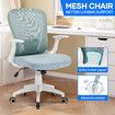 Mesh Office Chair Mid Back Gaming Armchair Work Study Desk Computer Seat Ergonomic Home Executive Task Swivel Tilt Lumbar Support Armrest