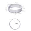 67-220cm Air Conditioner Sliding Door AC Vent Kit, Universal Adjustable PVC Balcony Seal Kit Plates 5.1" and 5.9" Diameter Portable AC Exhaust Hose