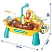 Fishing Game Table Toy With Running Water Children Role Play Electric Pool Outdoor Backyard Activity Pretend Set